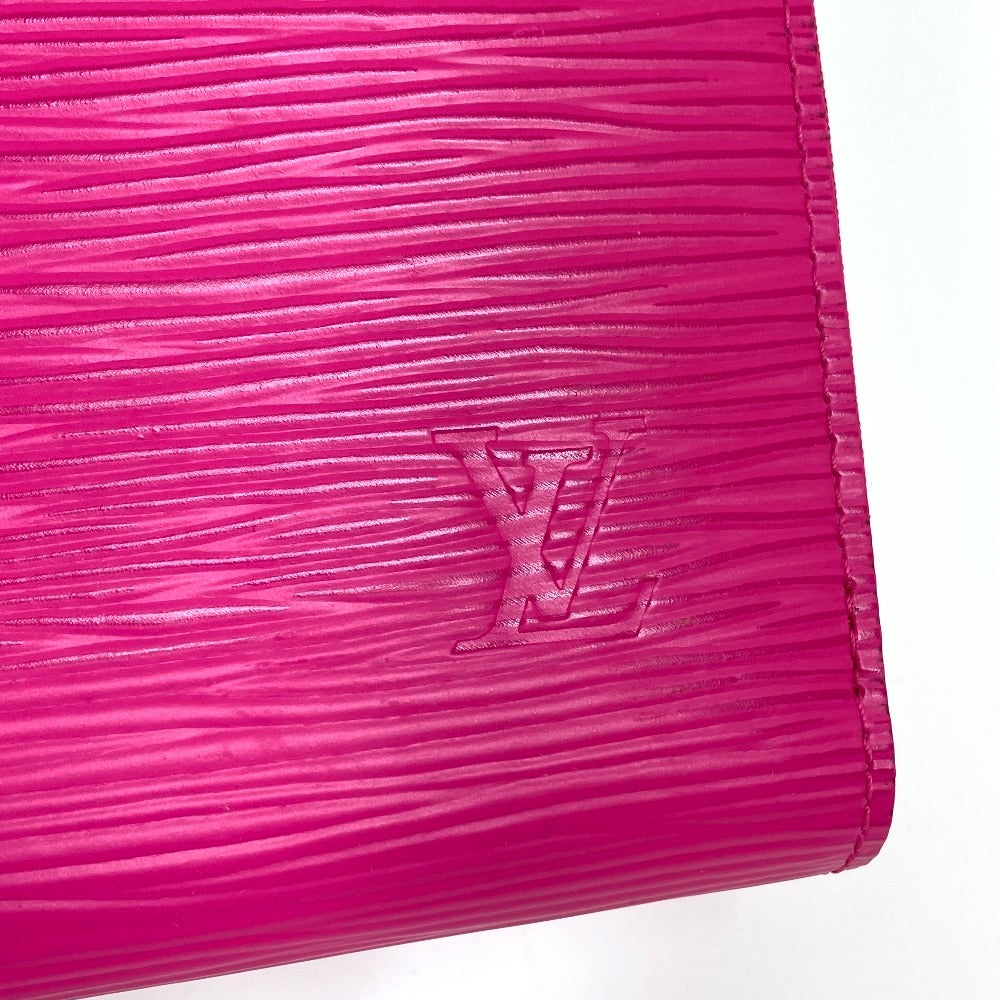 LOUIS VUITTON M82050 Epi Zippy Wallet, Round Zipper Long Wallet, Epi Leather, Women's, Rose Miami Pink