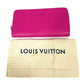 LOUIS VUITTON M82050 Epi Zippy Wallet, Round Zipper Long Wallet, Epi Leather, Women's, Rose Miami Pink