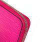 LOUIS VUITTON M82050 Epi Zippy Wallet, Round Zipper Long Wallet, Epi Leather, Women's, Rose Miami Pink