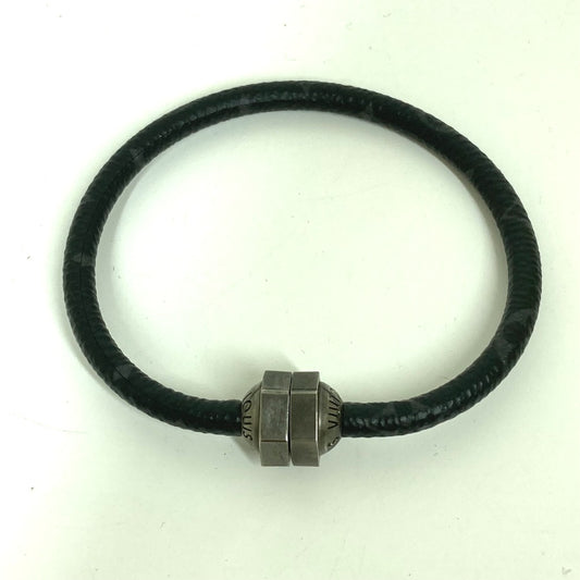 LOUIS VUITTON M6166E モノグラムエクリプス ブラスレ メカニック アクセサリー バングル ブレスレット モノグラムエクリプスキャンバス メンズ ブラック - brandshop-reference