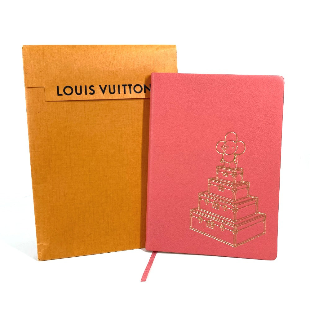 LOUIS VUITTON R98587 Stationery Notepad Vivienne Novelty Not for Sale Interior Notebook Leather Women's Pink
