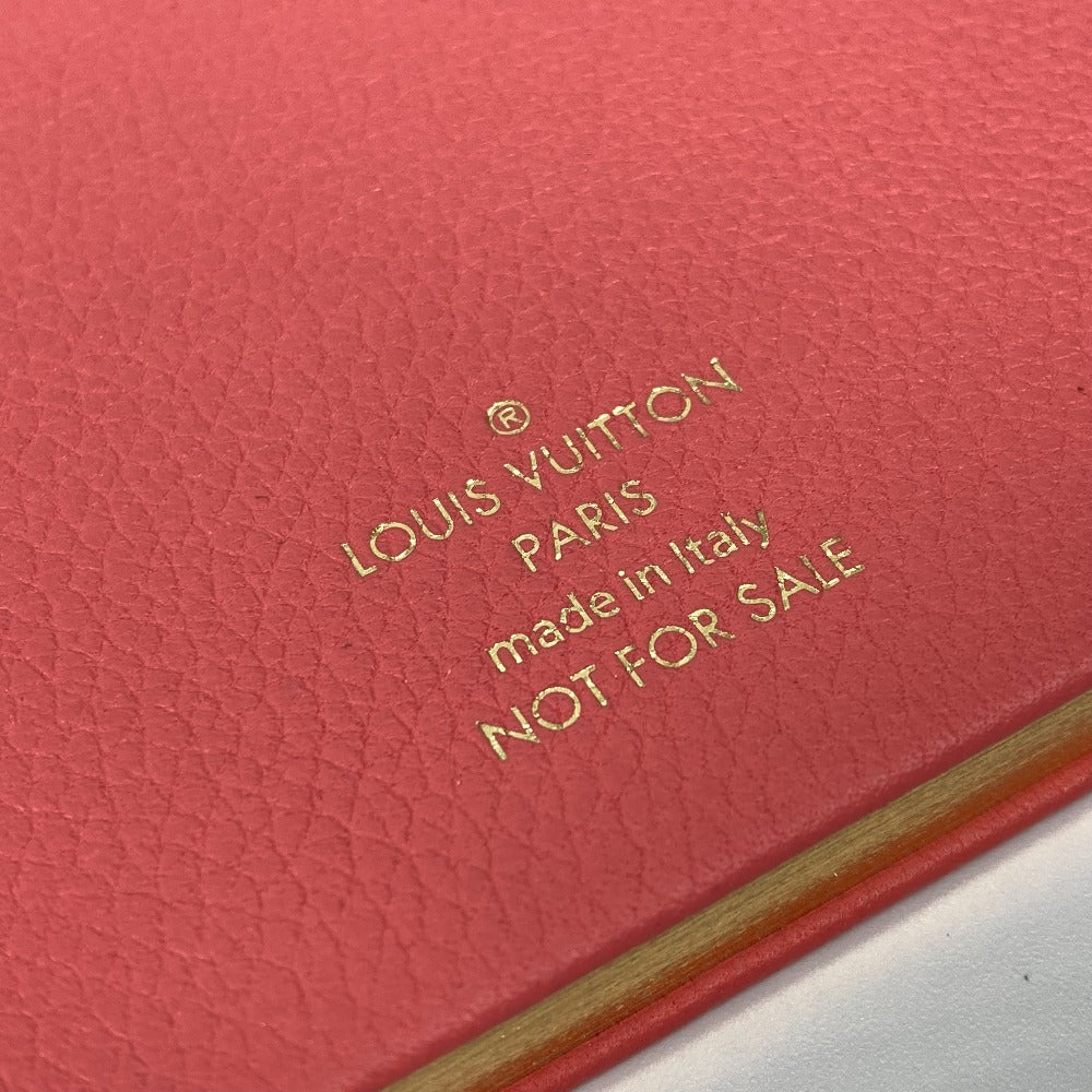 LOUIS VUITTON R98587 Stationery Notepad Vivienne Novelty Not for Sale Interior Notebook Leather Women's Pink