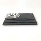 FENDI 7M0164 Logo Two-Tone Business Card Case, Pass Case, Leather, Men's, Gray