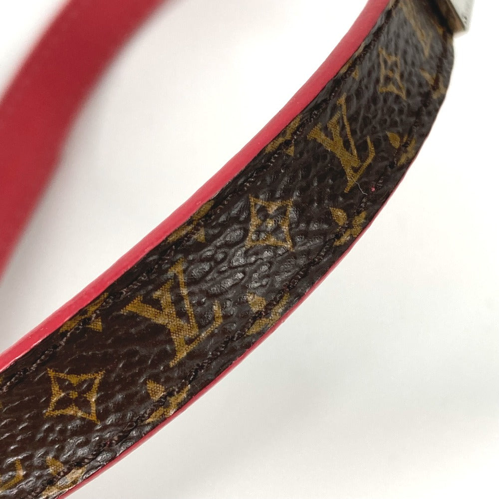 LOUIS VUITTON M6040F Monogram Lockit Bracelet, Double Bracelet, Monogram Canvas, Women's, Brown