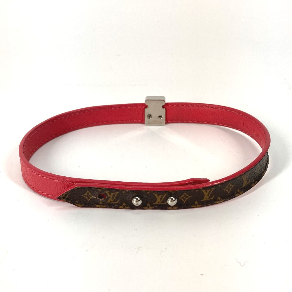 LOUIS VUITTON M6040F Monogram Lockit Bracelet, Double Bracelet, Monogram Canvas, Women's, Brown