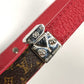 LOUIS VUITTON M6040F Monogram Lockit Bracelet, Double Bracelet, Monogram Canvas, Women's, Brown