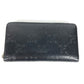 GUCCI 625563 GG Embossed Long Wallet, Travel Case Organizer, Round Zipper Wallet, Long Wallet, Leather, Men's, Black