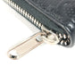 GUCCI 625563 GG Embossed Long Wallet, Travel Case Organizer, Round Zipper Wallet, Long Wallet, Leather, Men's, Black