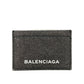 BALENCIAGA 392126 ロゴ ラメ パスケース カードホルダー 名刺入れ カードケース レザー レディース