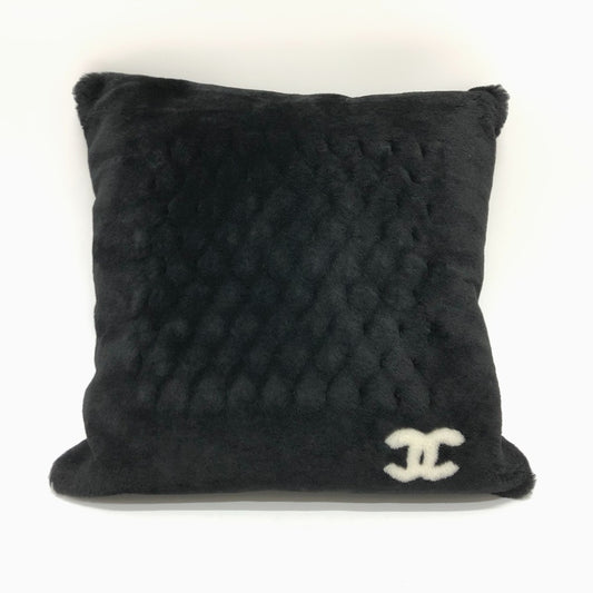 CHANEL ピロー 枕 インテリア ココマーク CC ロゴ クッション ラム レディース