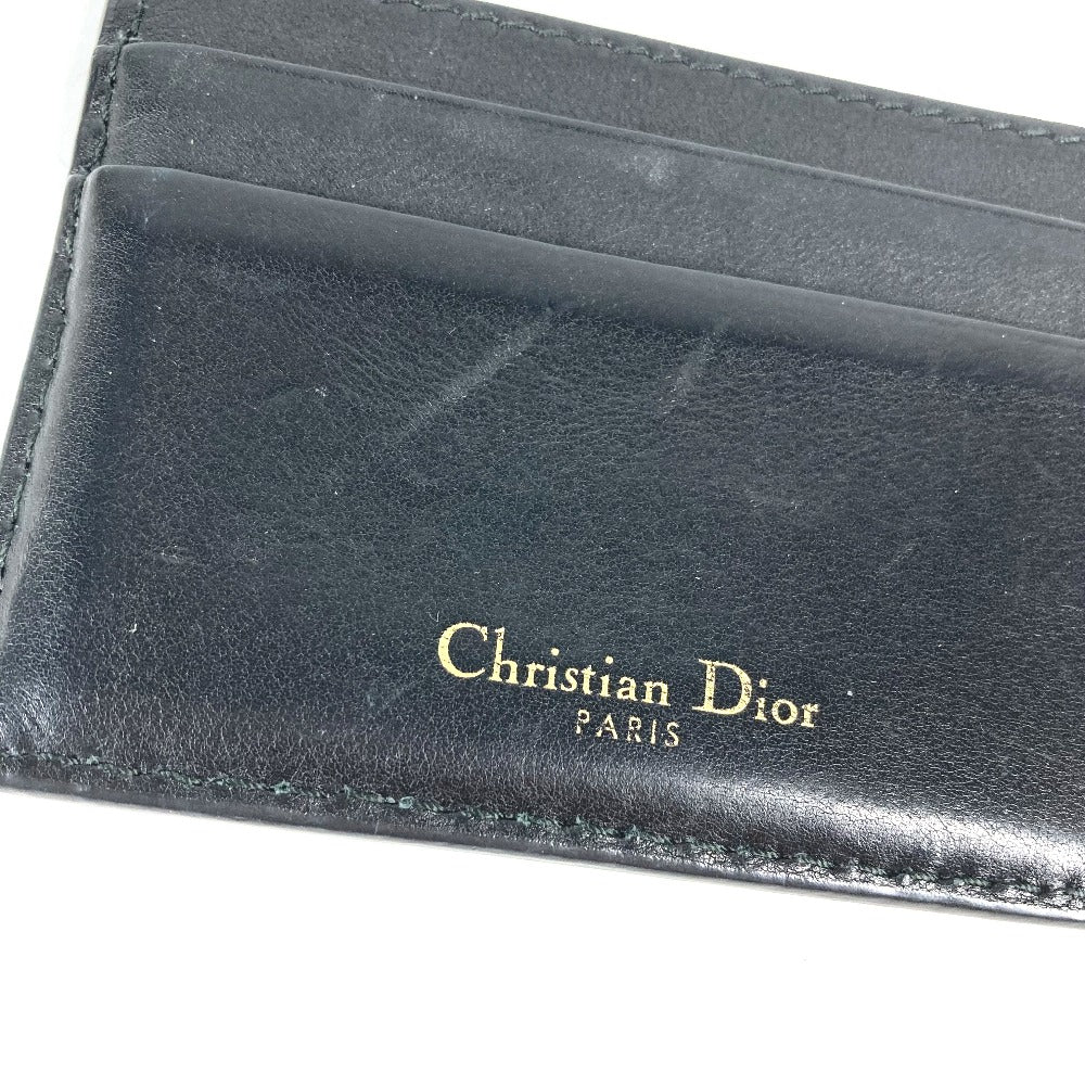 Dior 26-MA-1128 パスケース ロゴ 名刺入れ カードホルダー カードケース レザー ユニセックス - brandshop-reference