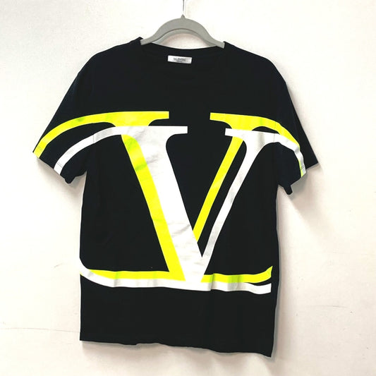 VALENTINO UV3MG08C6K7 アパレル Vロゴ クルーネック 丸首 トップス 半袖Tシャツ コットン メンズ - brandshop-reference
