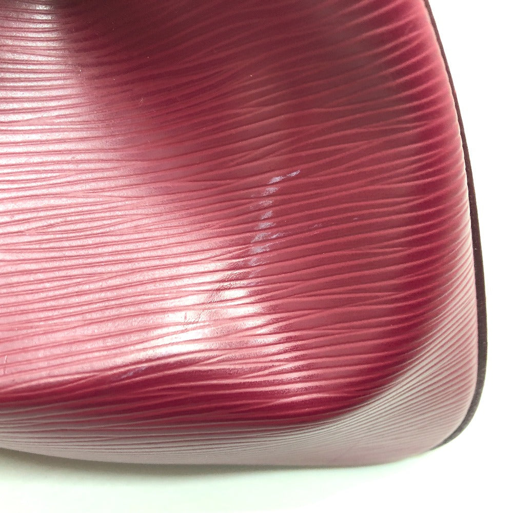 LOUIS VUITTON M94612 Marly MM 2WAY Bolso Hombro Bandolera Bolso Epi Cuero Damas Fucsia Plata Hardware