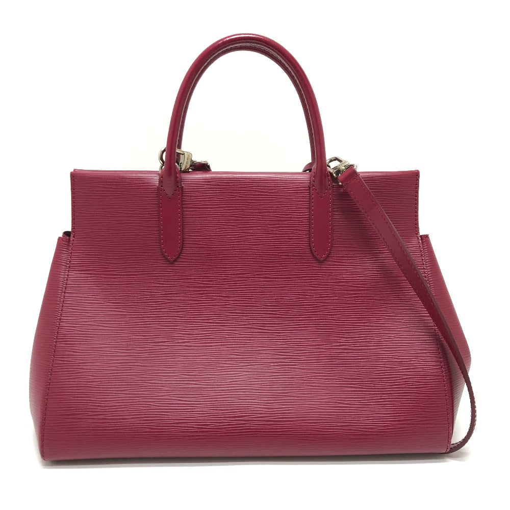 LOUIS VUITTON M94612 Marly MM 2WAY Bolso Hombro Bandolera Bolso Epi Cuero Damas Fucsia Plata Hardware