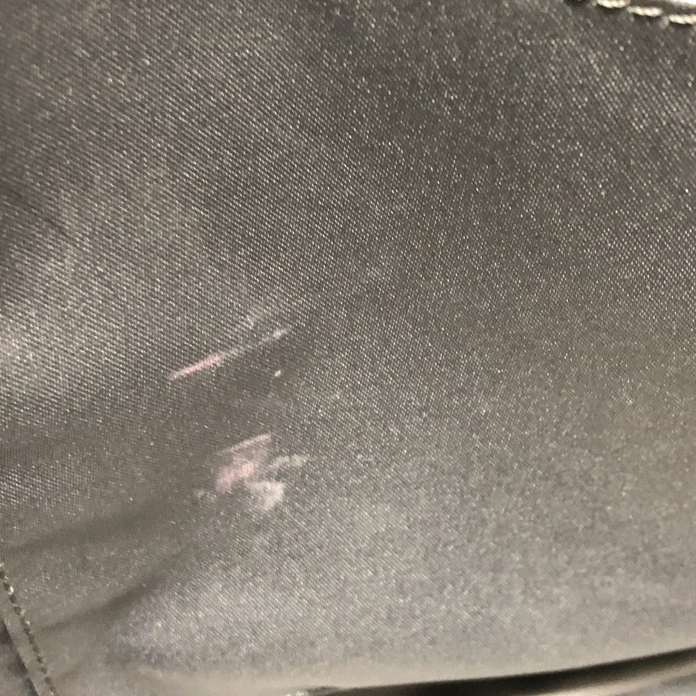 Chanel A47155 W Chain Funny Tweed Matelasse CC Coco Mark Chain Bag Bahu Beg Bas Tote Bag Vinyl Wanita Hitam