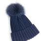 MONCLER ビーニー 帽子 ニット帽 ニットキャップ ロゴ ポンポン付き ニット帽 ウール レディース - brandshop-reference