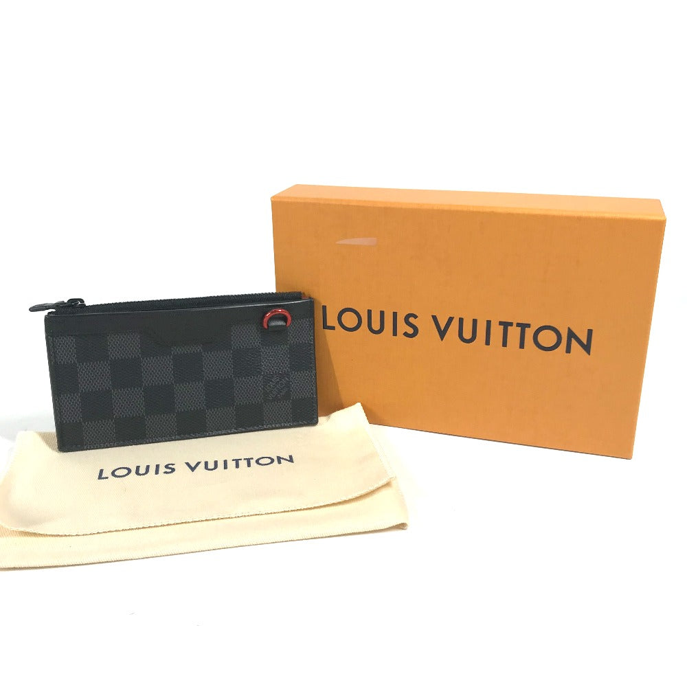 LOUIS VUITTON N60354 ダミエグラフィット ユーティリティ・コインカード ホルダー 小銭入れ 財布 コインケース ダミエグラフィットキャンバス メンズ - brandshop-reference