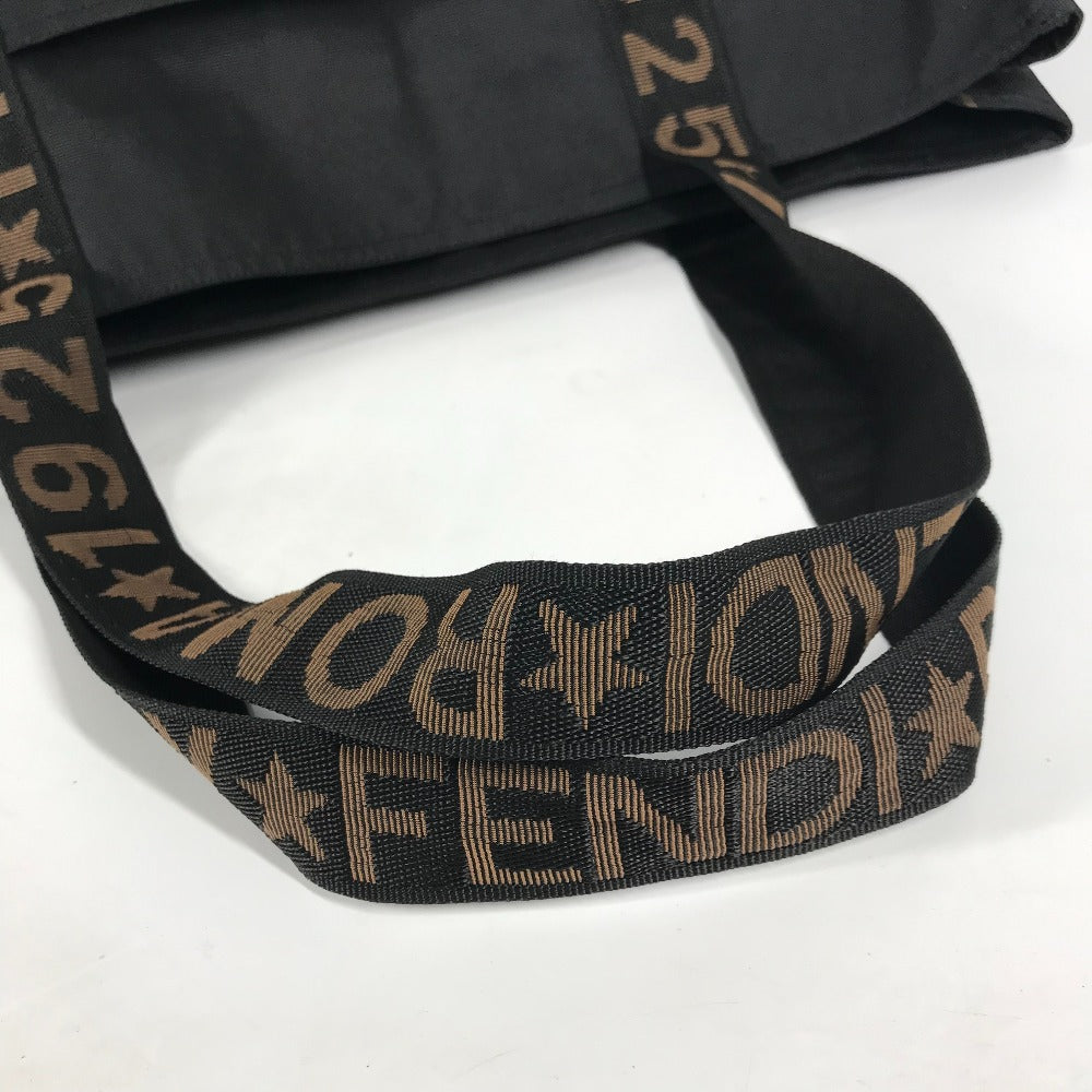 FENDI ヴィンテージ ロゴ 特大 ショルダーバッグ カバン 肩掛け ボストンバッグ トートバッグ ナイロン レディース - brandshop-reference