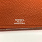 HERMES CDケース DVDケース ラウンドファスナー ポーチ レザー レディース - brandshop-reference