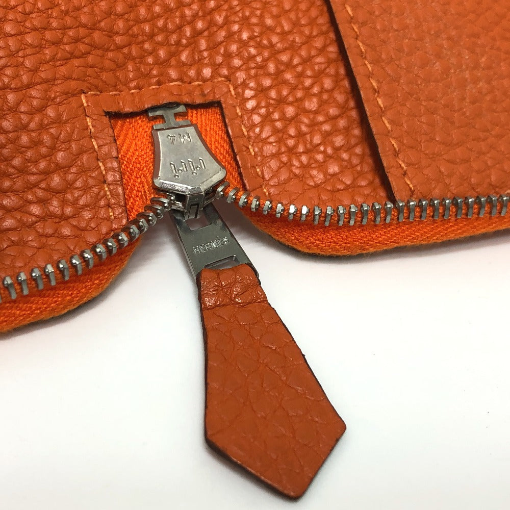 HERMES CDケース DVDケース ラウンドファスナー ポーチ レザー レディース - brandshop-reference