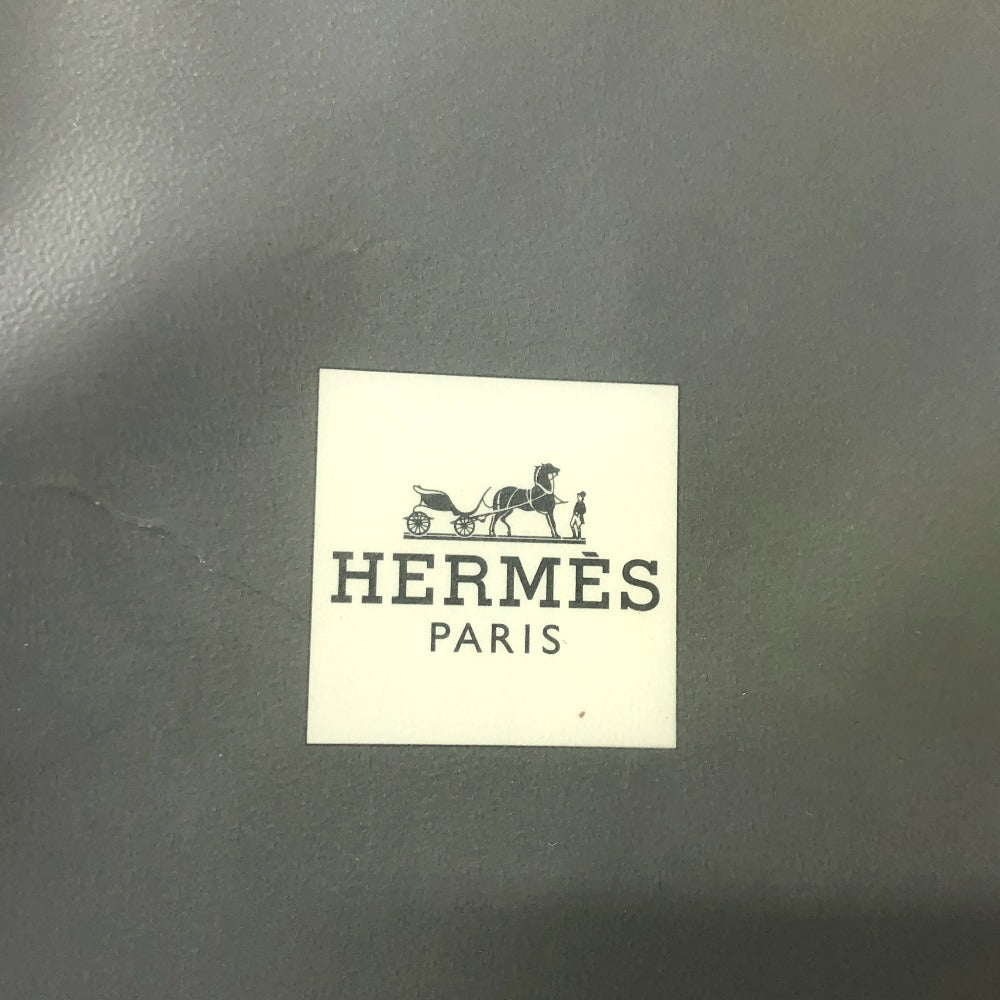 HERMES CDケース DVDケース ラウンドファスナー ポーチ レザー レディース - brandshop-reference