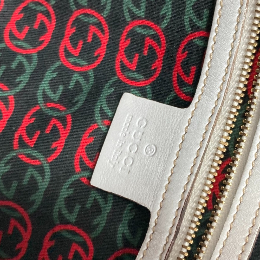 GUCCI 170009 ダブルG GG ミニボストンバッグ 肩掛け ショルダーバッグ ハンドバッグ レザー レディース