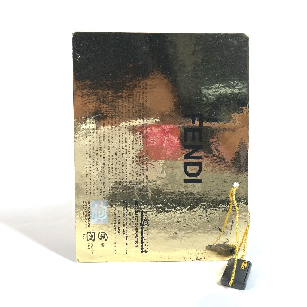 FENDI 未開封 メディコムトイ BE@RBRICK ベアブリック FENDI FOREVER チャーム プラスチック ユニセックス レッド