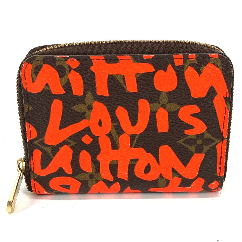 LOUIS VUITTON M93708 モノグラムグラフィティ ジッピーコインパース  財布 小銭入れ スティーブンスプラウス コインケース モノグラムキャンバス レディース