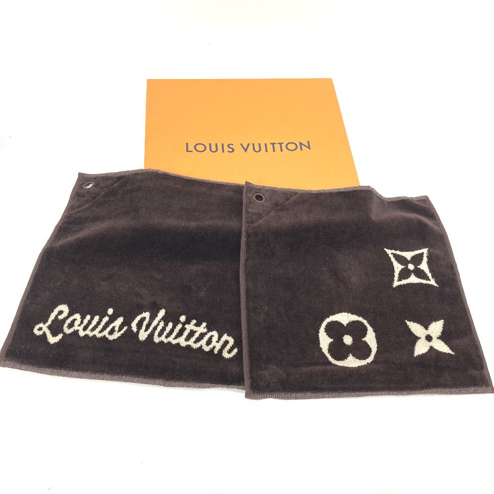 LOUIS VUITTON GI0824 プレゼント ゴルフ・タオルセット ペア 2つセット タオル コットン ユニセックス