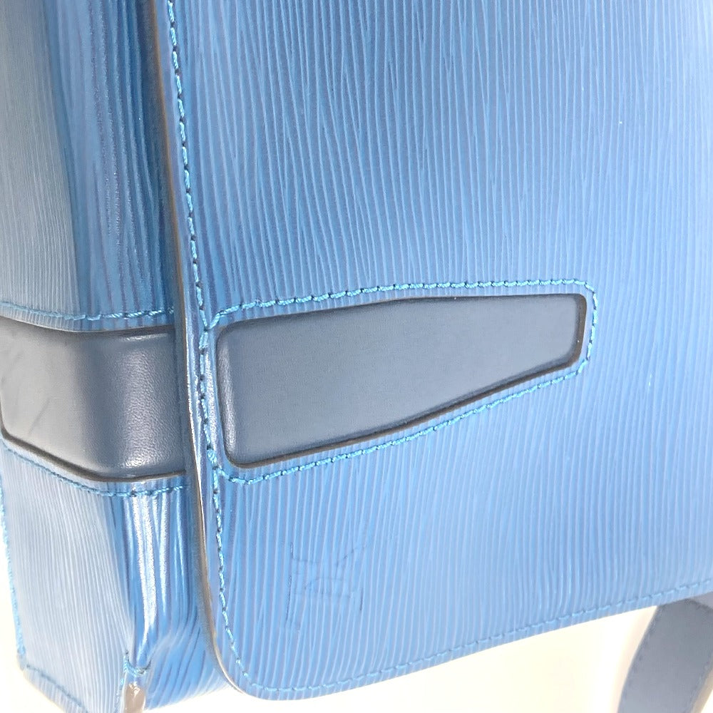 LOUIS VUITTON M53407 エピ ハリントンメッセンジャー 斜め掛け カバン フラップ ショルダーバッグ エピレザー メンズ ブルーアズール ブルー - brandshop-reference