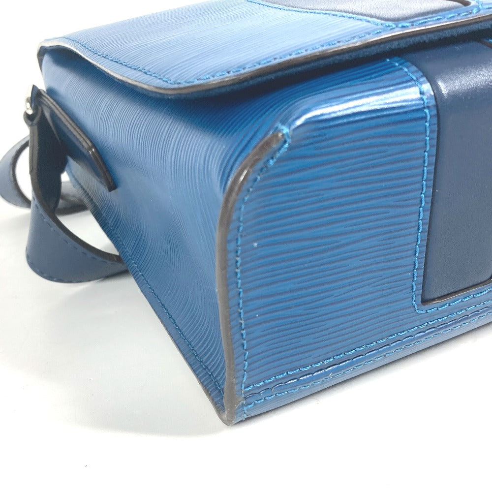 LOUIS VUITTON M53407 エピ ハリントンメッセンジャー 斜め掛け カバン フラップ ショルダーバッグ エピレザー メンズ ブルーアズール ブルー - brandshop-reference