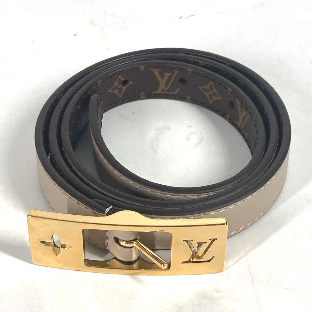 LOUIS VUITTON M8370Y モノグラム ベルト・LV デュオ 18MM リバーシブル アクセサリー 細ベルト ベルト モノグラムキャンバス レディース ブラウン - brandshop-reference
