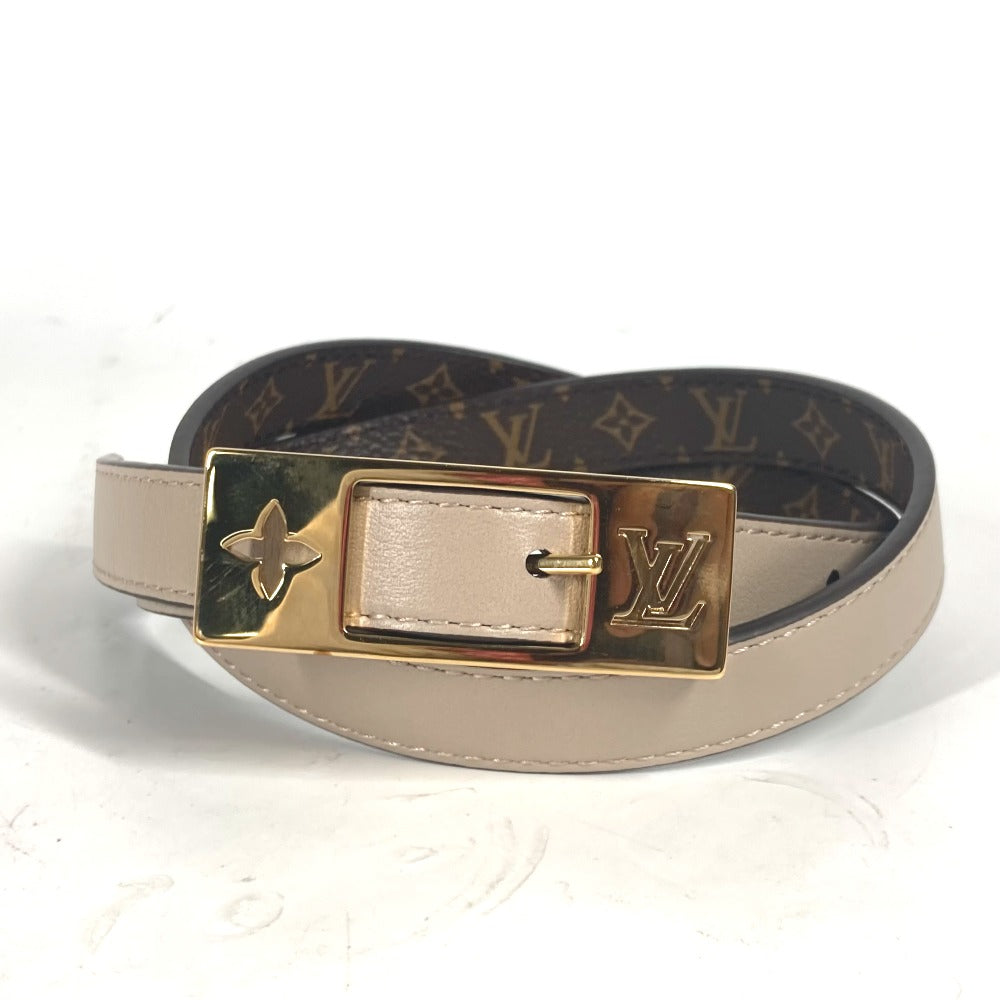 LOUIS VUITTON M8370Y モノグラム ベルト・LV デュオ 18MM リバーシブル アクセサリー 細ベルト ベルト モノグラムキャンバス レディース ブラウン - brandshop-reference