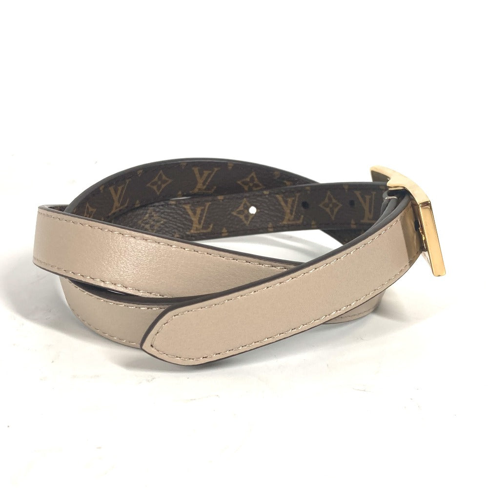 LOUIS VUITTON M8370Y モノグラム ベルト・LV デュオ 18MM リバーシブル アクセサリー 細ベルト ベルト モノグラムキャンバス レディース ブラウン - brandshop-reference