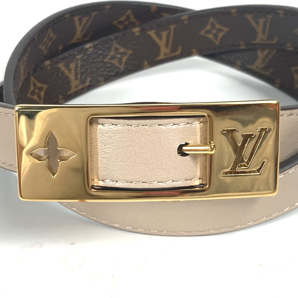 LOUIS VUITTON M8370Y モノグラム ベルト・LV デュオ 18MM リバーシブル アクセサリー 細ベルト ベルト モノグラムキャンバス レディース