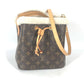 LOUIS VUITTON M46319 モノグラム ネオノエBB 巾着バッグ 2WAYバッグ ハンドバッグ ファー 斜め掛け カバン ショルダーバッグ モノグラムキャンバス レディース ブラウン