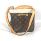 LOUIS VUITTON M46319 モノグラム ネオノエBB 巾着バッグ 2WAYバッグ ハンドバッグ ファー 斜め掛け カバン ショルダーバッグ モノグラムキャンバス レディース ブラウン