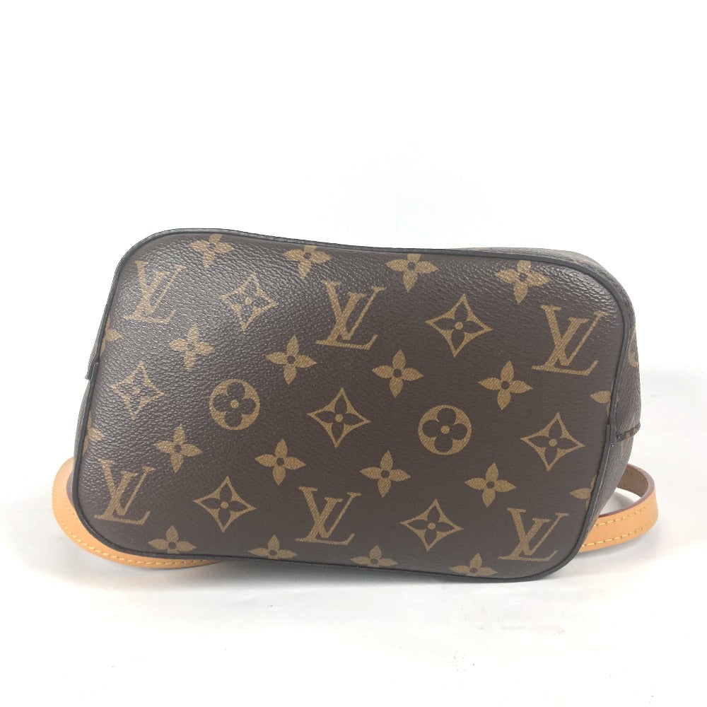 LOUIS VUITTON M46319 モノグラム ネオノエBB 巾着バッグ 2WAYバッグ ハンドバッグ ファー 斜め掛け カバン ショルダーバッグ モノグラムキャンバス レディース ブラウン
