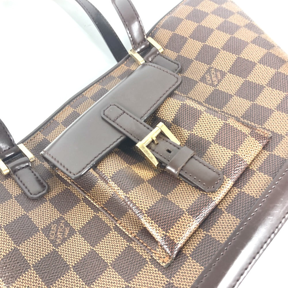 LOUIS VUITTON N51121 ダミエ マノスクPM カバン トートバッグ ショルダーバッグ 肩掛け ハンドバッグ ダミエキャンバス レディース エベヌ ブラウン