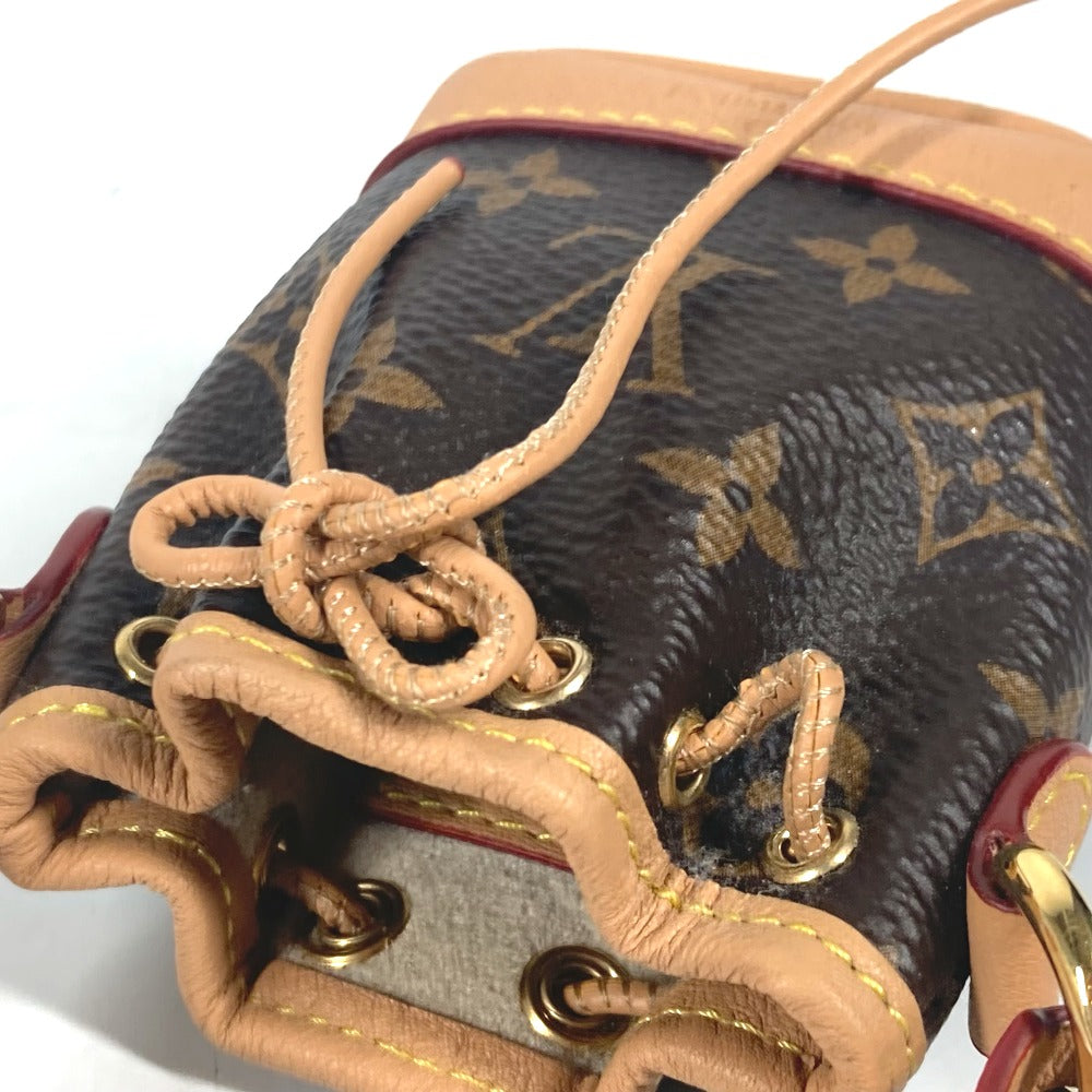 LOUIS VUITTON M00818  モノグラム バッグチャーム・マイクロ ノエ バッグチャーム カバン キーホルダー チャーム モノグラムキャンバス レディース ブラウン