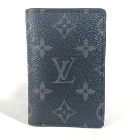 LOUIS VUITTON M61696 モノグラムエクリプス カードケース オーガナイザー・ドゥ ポッシュ 2つ折り 名刺入れ パスケース カードケース モノグラムエクリプスキャンバス ユニセックス ブラック