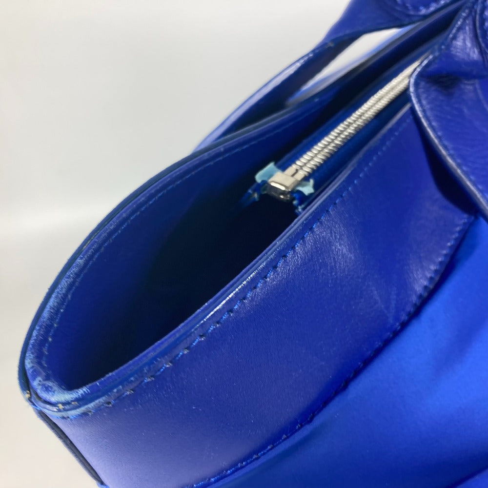 BALENCIAGA 363419 ネイビー カバス M カバン 肩掛け ショルダーバッグ トートバッグ  ボストンバッグ レザー/ナイロン ユニセックス ブルー