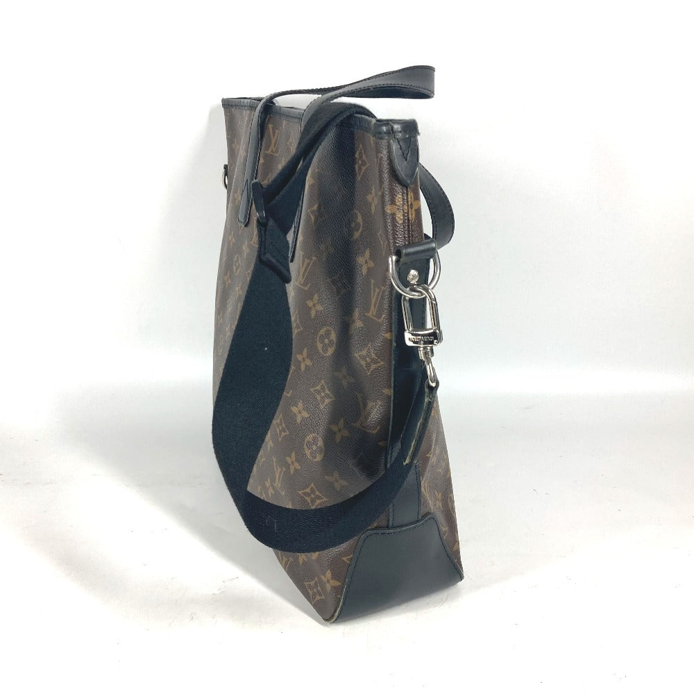 LOUIS VUITTON M56708 モノグラムマカサー ディヴィス 2WAYバッグ カバン 縦型 トートバッグ 斜めかけ ショルダーバッグ モノグラムマカサーキャンバス ユニセックス ブラウン - brandshop-reference