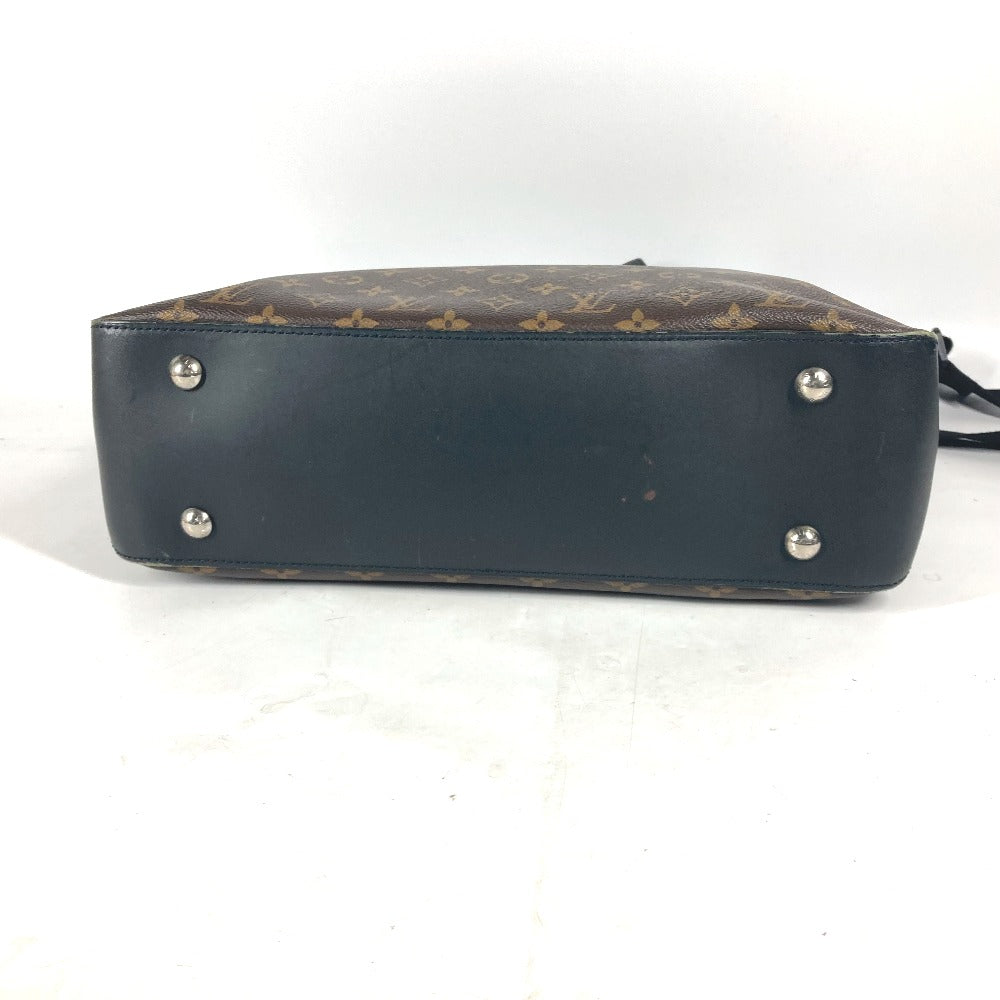 LOUIS VUITTON M56708 モノグラムマカサー ディヴィス 2WAYバッグ カバン 縦型 トートバッグ 斜めかけ ショルダーバッグ モノグラムマカサーキャンバス ユニセックス ブラウン - brandshop-reference