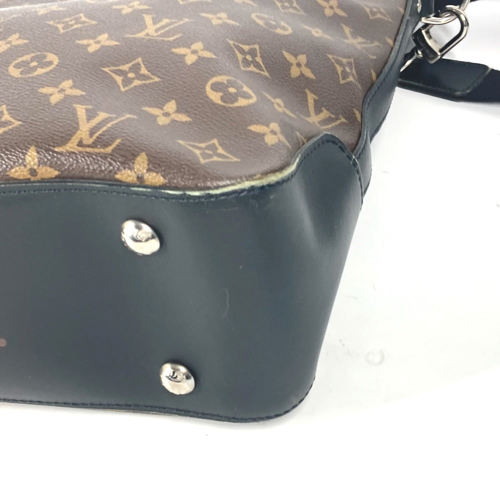 LOUIS VUITTON M56708 モノグラムマカサー ディヴィス 2WAYバッグ カバン 縦型 トートバッグ 斜めかけ ショルダーバッグ モノグラムマカサーキャンバス ユニセックス ブラウン - brandshop-reference
