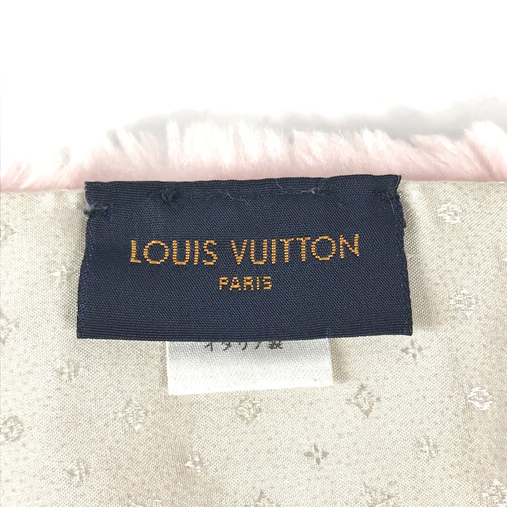 LOUIS VUITTON M70873 LVロゴ ファー エシャルプ LV インザシティ ティペット マフラー ファー レディース ピンク