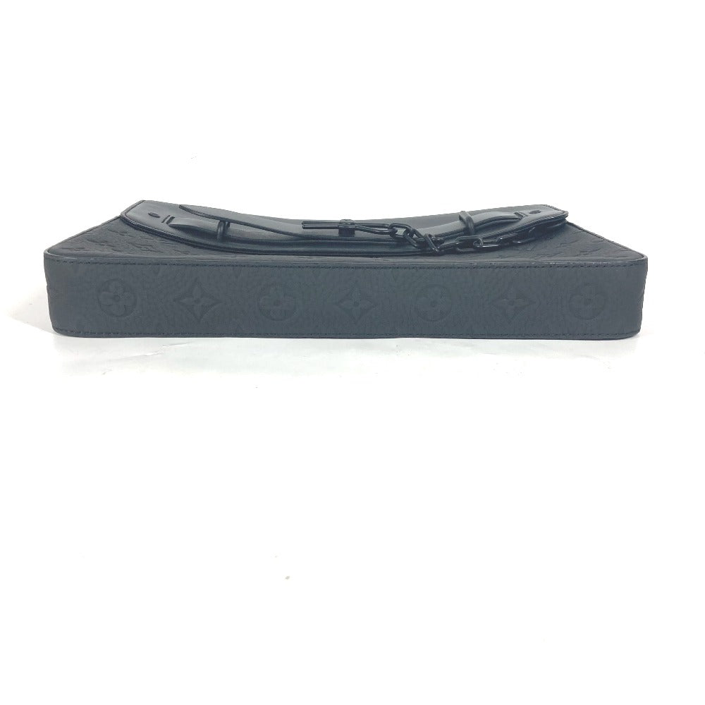 LOUIS VUITTON M80140 トリヨンモノグラム ポシェット・スティーマー カバン ストラップ付 クラッチバッグ トリヨンレザー ユニセックス ノワール ブラック - brandshop-reference