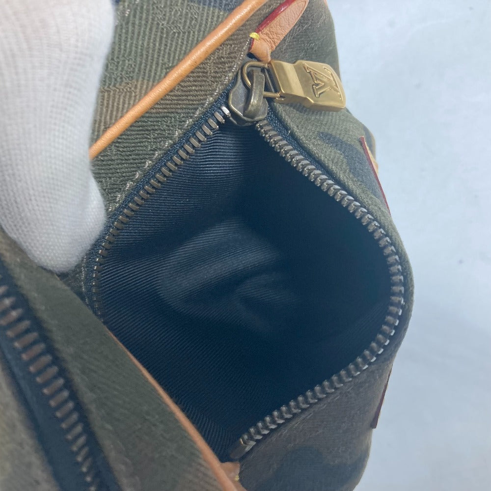 LOUIS VUITTON M44202 モノグラム カモフラージュ  シュプリーム バムバックPM  17aw Supreme シュプリームコラボ ベルトバッグ ボディバッグ キャンバス ユニセックス カーキ