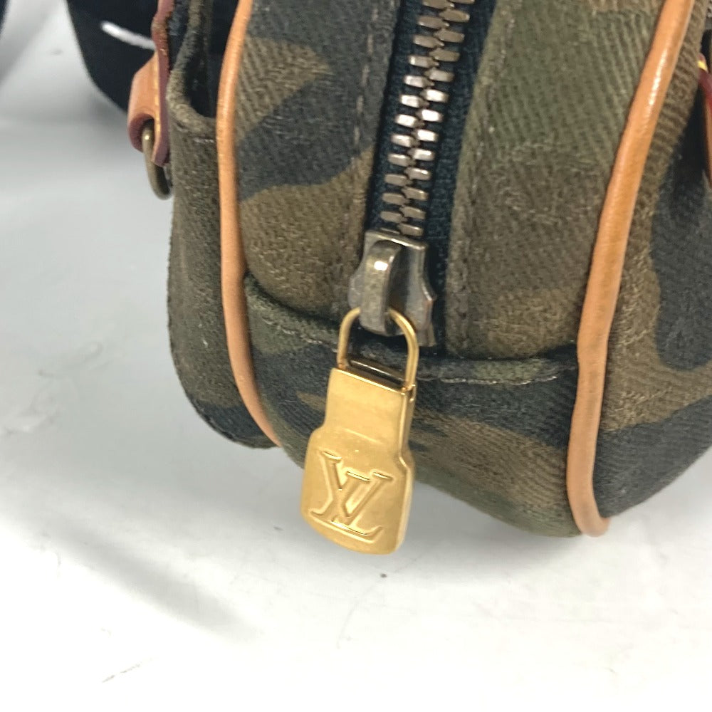 LOUIS VUITTON M44202 モノグラム カモフラージュ  シュプリーム バムバックPM  17aw Supreme シュプリームコラボ ベルトバッグ ボディバッグ キャンバス ユニセックス カーキ