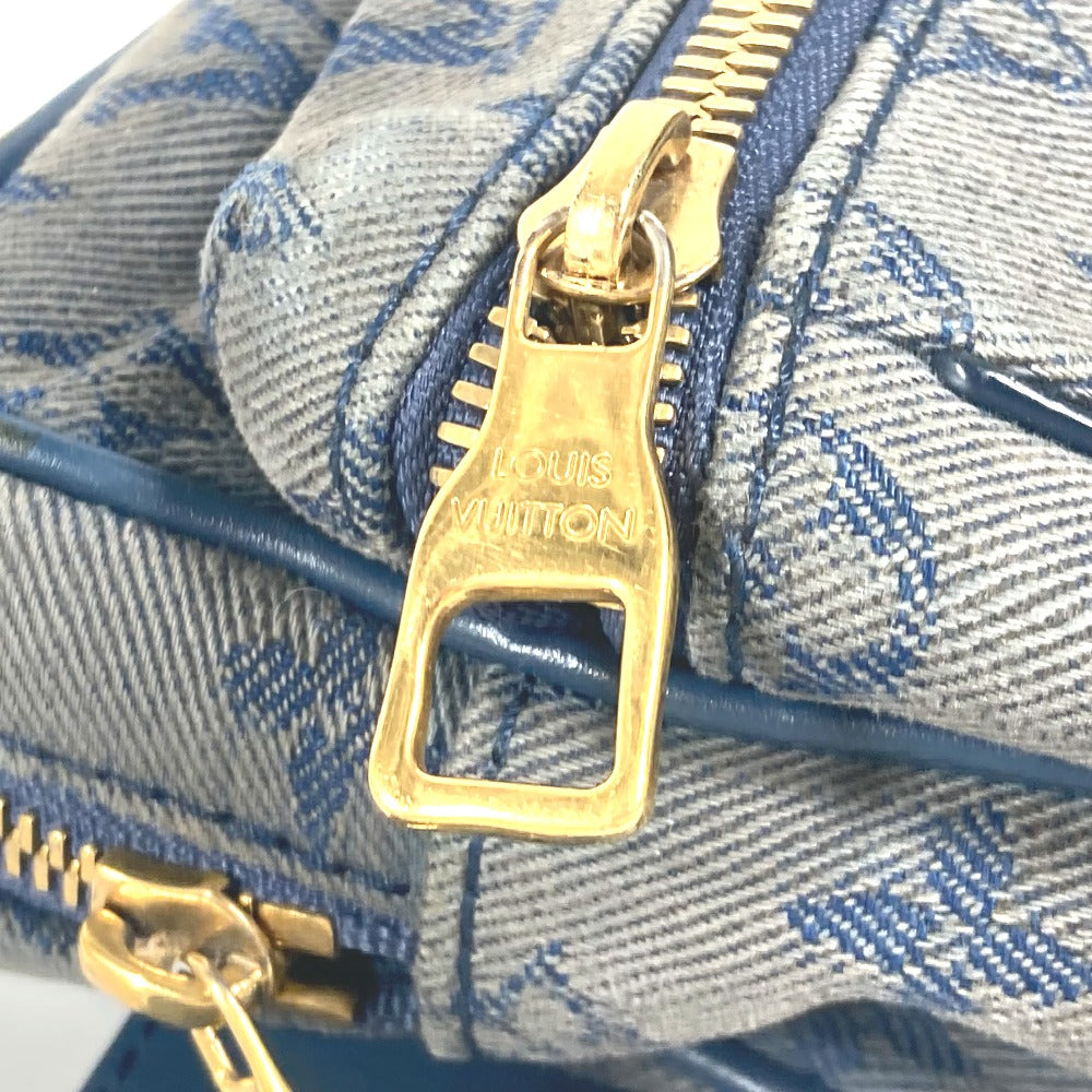 LOUIS VUITTON M44741 モノグラム デニム バムバッグ アウトドア カバン クロス ショルダーバッグ ベルトバッグ ボディバッグ モノグラムデニムキャンバス ユニセックス ブルー